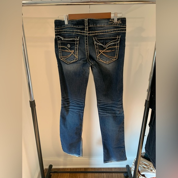 Silver Bootcut Jeans - Picture 3 of 3